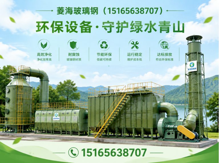 昌乐县玻璃钢冷却塔展示图